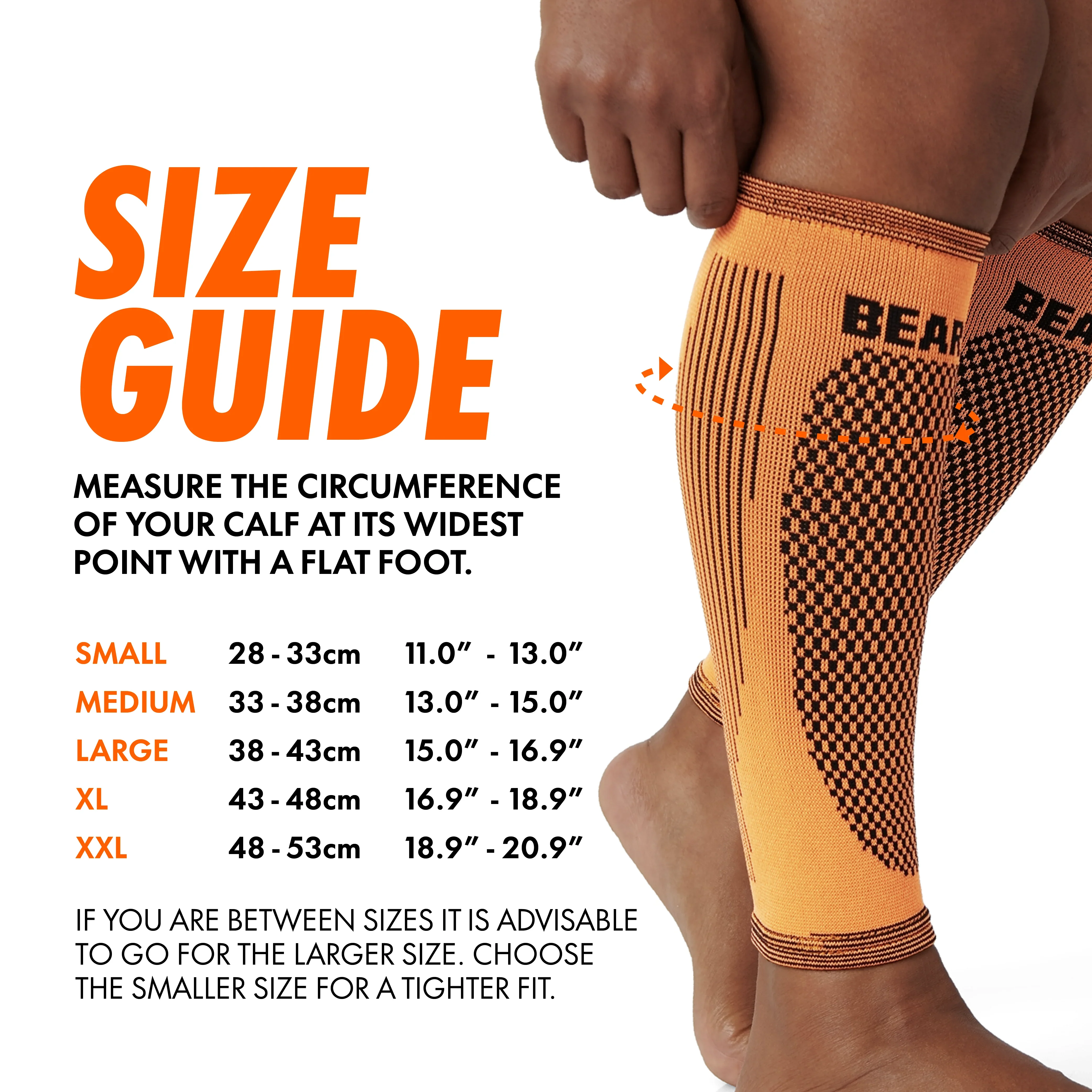 Bamboo Calf Compression Support Sleeve - Image 5
