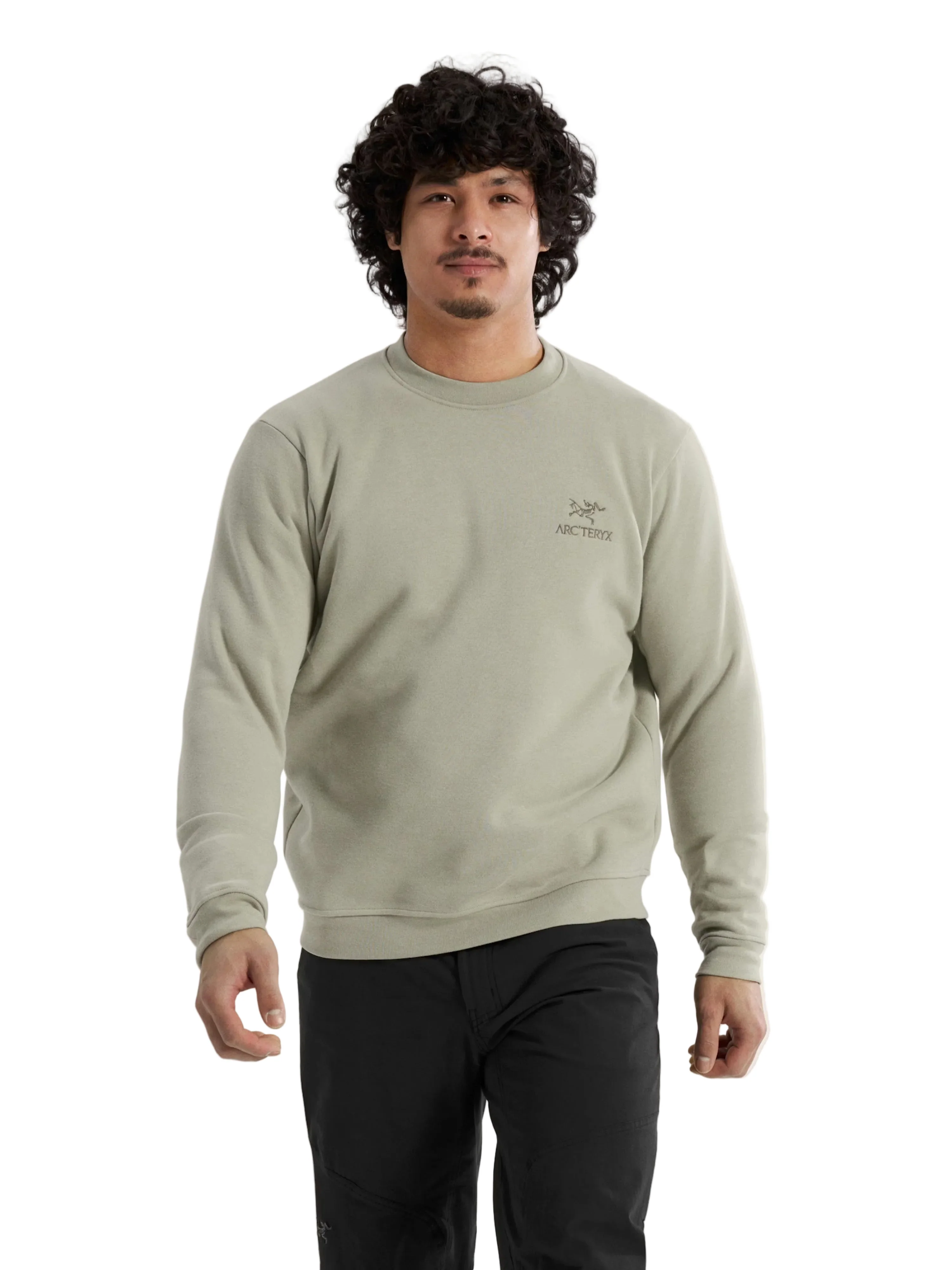 Emblem Fleece Crew Neck Pullover Men's - Image 3