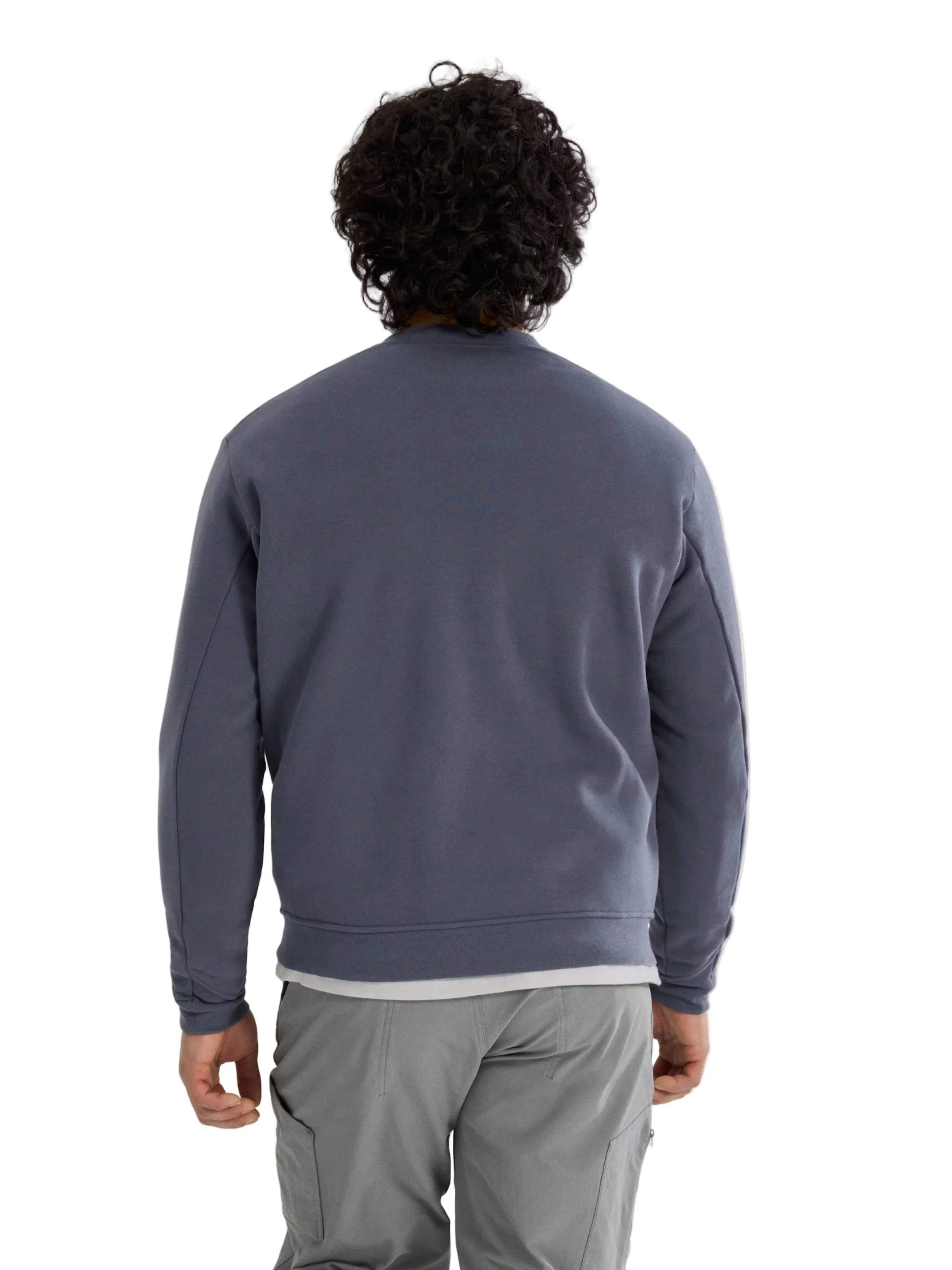 Emblem Fleece Crew Neck Pullover Men's - Image 6