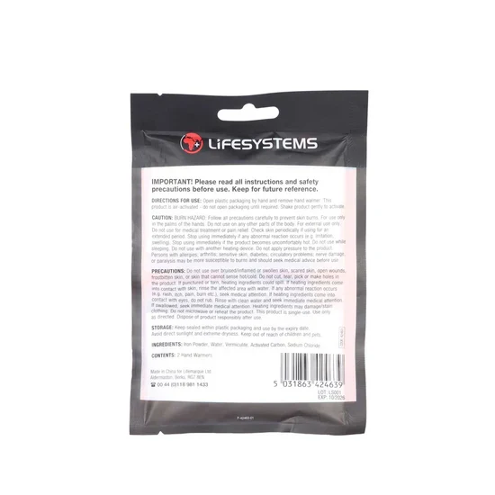 Air Activated Hand Warmers - Pack of 2 - Image 2