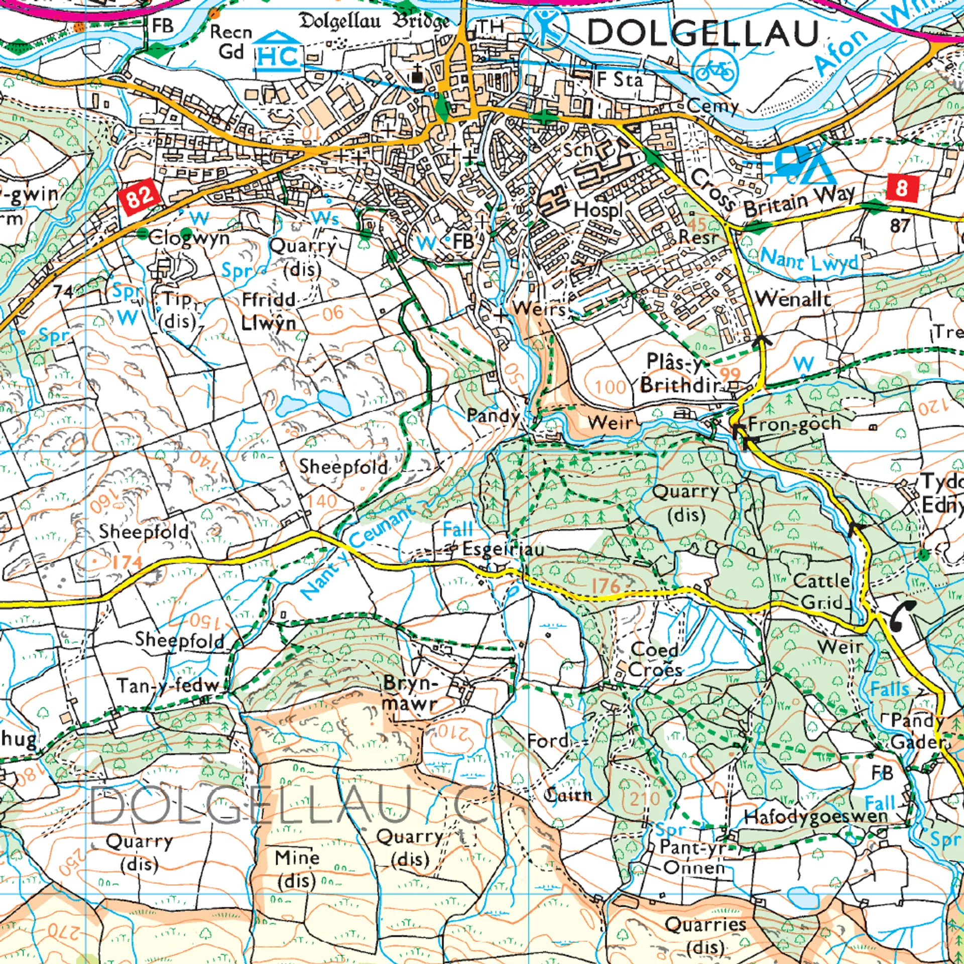 OS Explorer: Cadair Idris & Llyn Tegid - Image 4