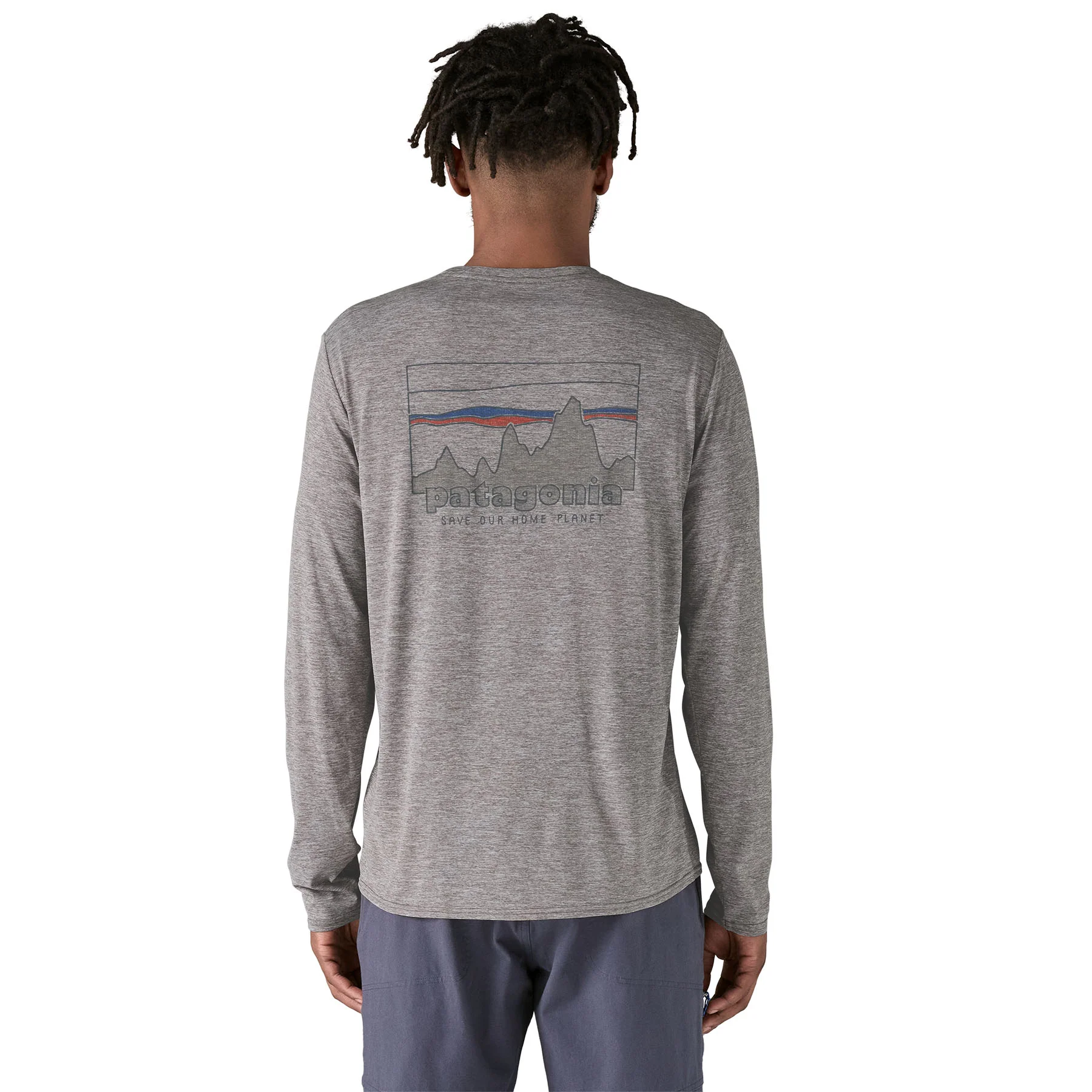 Men's Long-Sleeved Capilene® Cool Daily Graphic Shirt - Image 4