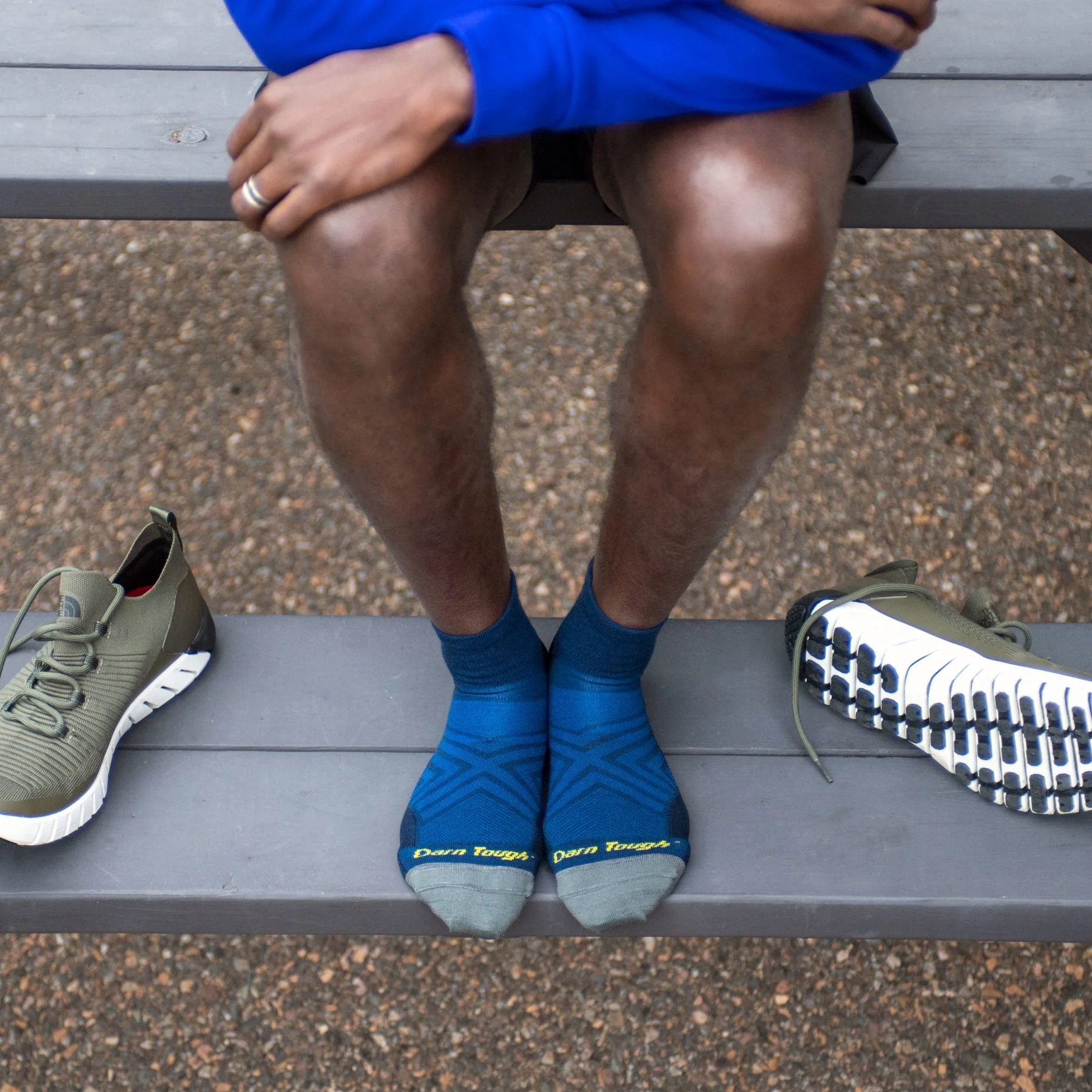 Men's Run Quarter No Cushion Ultra-Lightweight Running Sock - Image 2