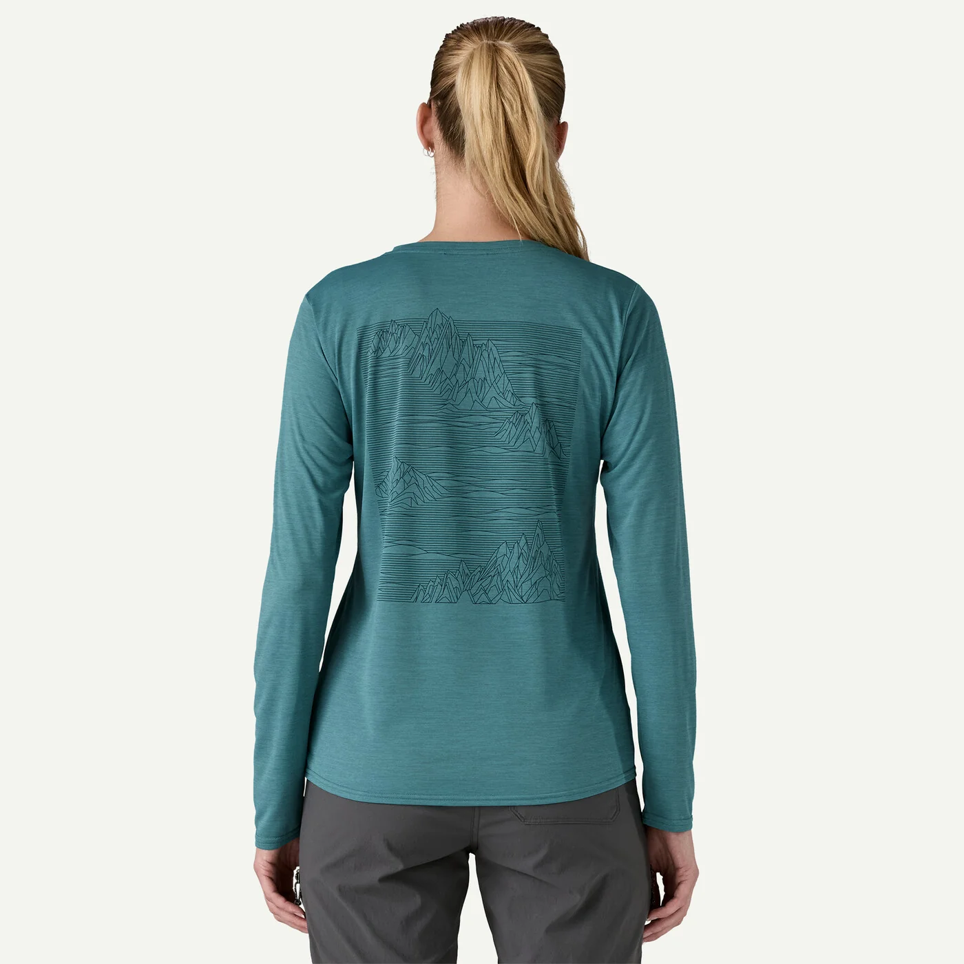 Women's Long-Sleeved Capilene® Cool Daily Graphic Shirt - Image 4